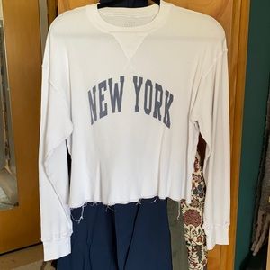Brandy Melville New York waffle shirt